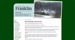Desktop Screenshot of franklinmaine.com