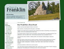 Tablet Screenshot of franklinmaine.com